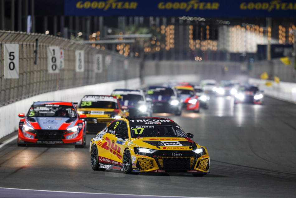 Nathanael Berthon claimed the Race 1 victory at WTCR Race of Saudi Arabia