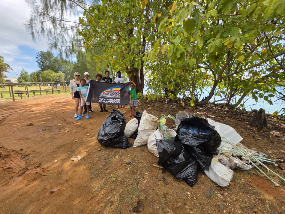 Seychelles Karting Association Leads by Example with ‘Clean Up the World’ Campaign