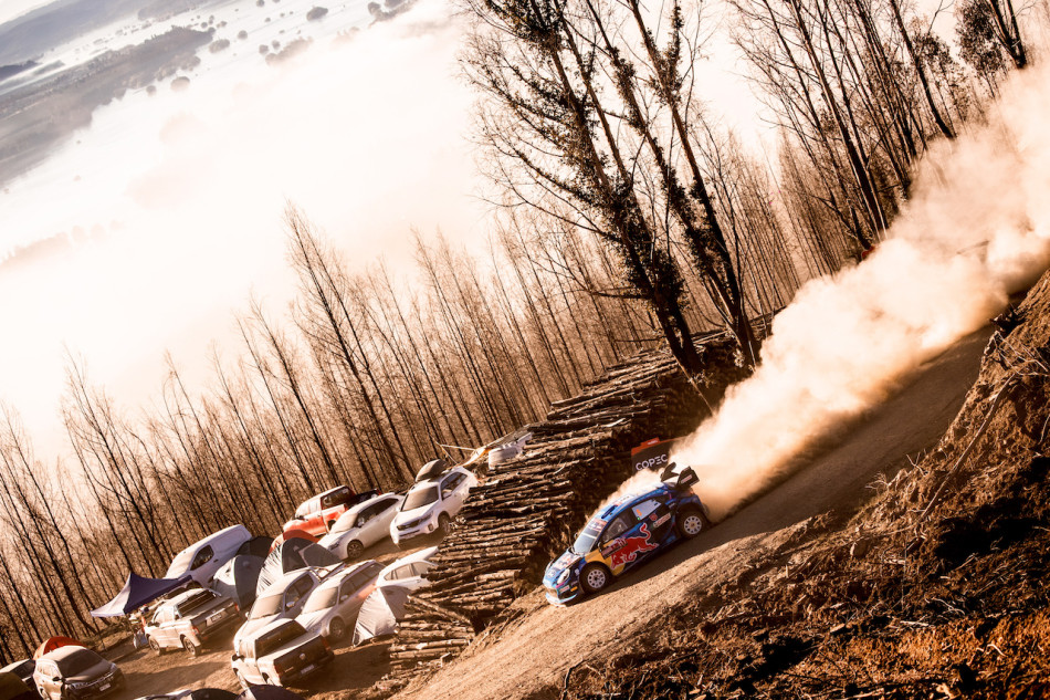 Estonia's Ott Tanak is two stages away from winning Rally Chile