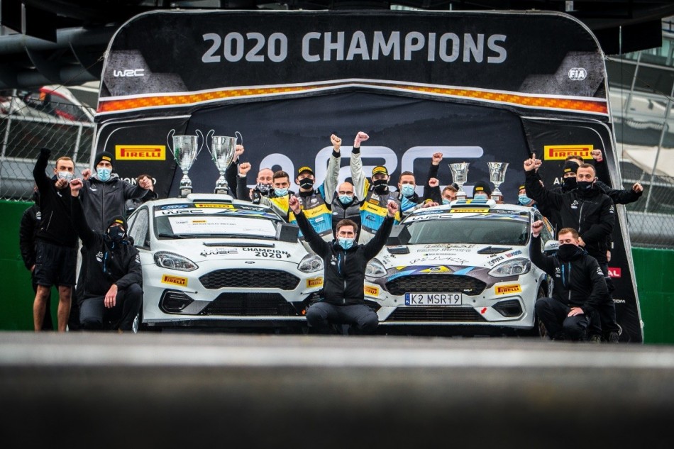 2020 Junior WRC Champions at ACI Rally Monza