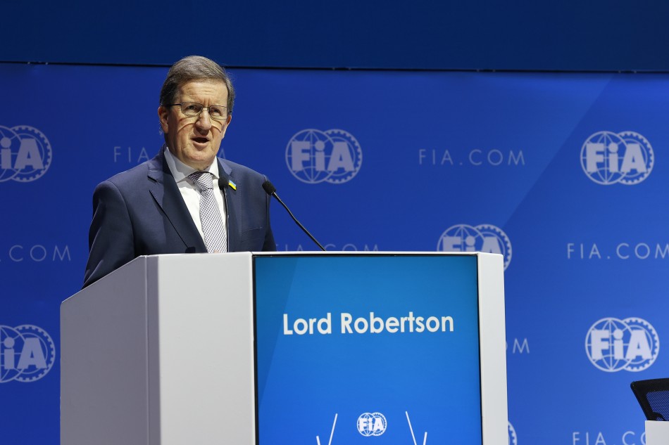 FIA Foundation Annual General Meeting, Lord Robertson