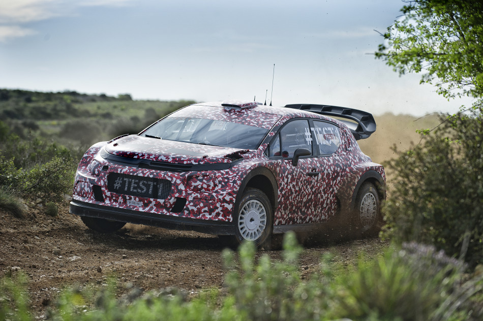 WRC - CITROËN RACING COMPLETES INITIAL TESTING OF ITS 2017 WORLD RALLY CAR