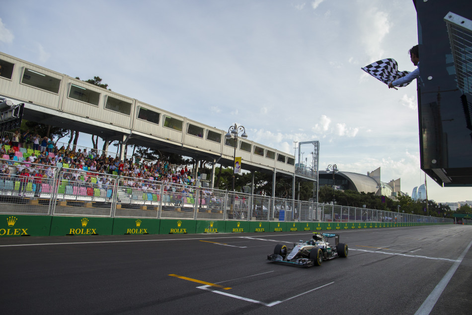 Sebastian vettel claimed first aston martin podium after thrilling end in azerbaijan. F1 - Rosberg scores emphatic Baku win ahead of Vettel and ...