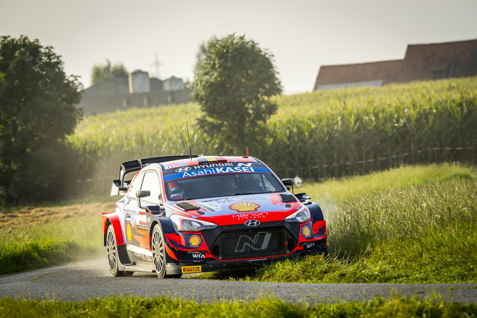 Thierry Neuville/Martijn Wydaeghe, Hyundai Shell Mobis WRT, 2021 Ypres Rally Belgium (photo: Grégory Lenormand / DPPI)