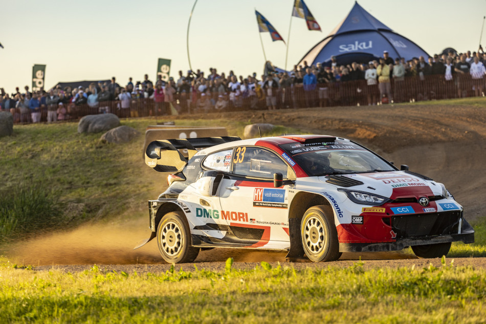 Elfyn Evans and Scott Martin lead Rally Estonia following a dominant morning performance