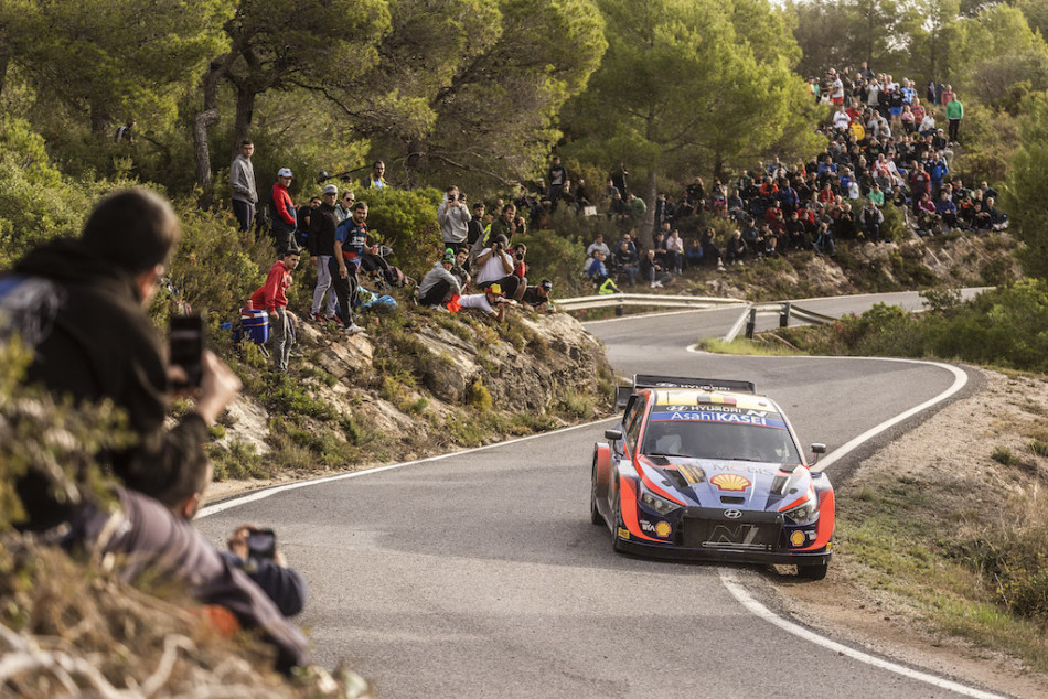 Neuville is locked in a close battle for the runner-up spot with world champion Rovanpera