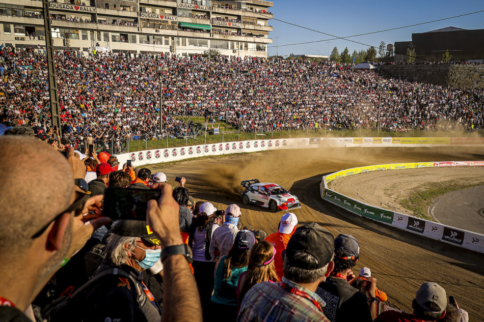Toyota pair Kalle Rovanpera and Jonne Halttunen hold a comfortable Rally de Portugal lead