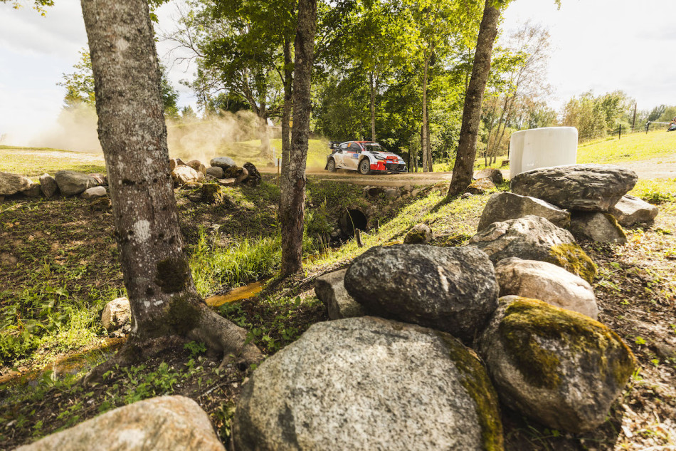Kalle Rovanpera and Jonne Halttunen are four stages away from a third Rally Estonia victory