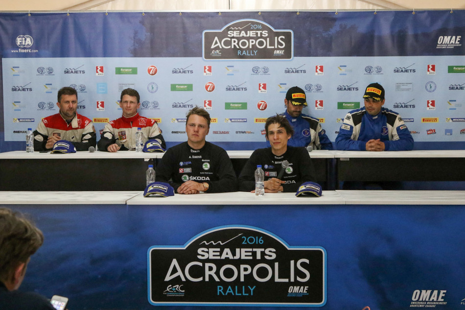erc, acropolis rally, sirmacis, conference