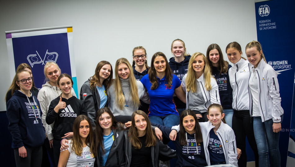 WIM - Girls take to the track on International Women’s Day