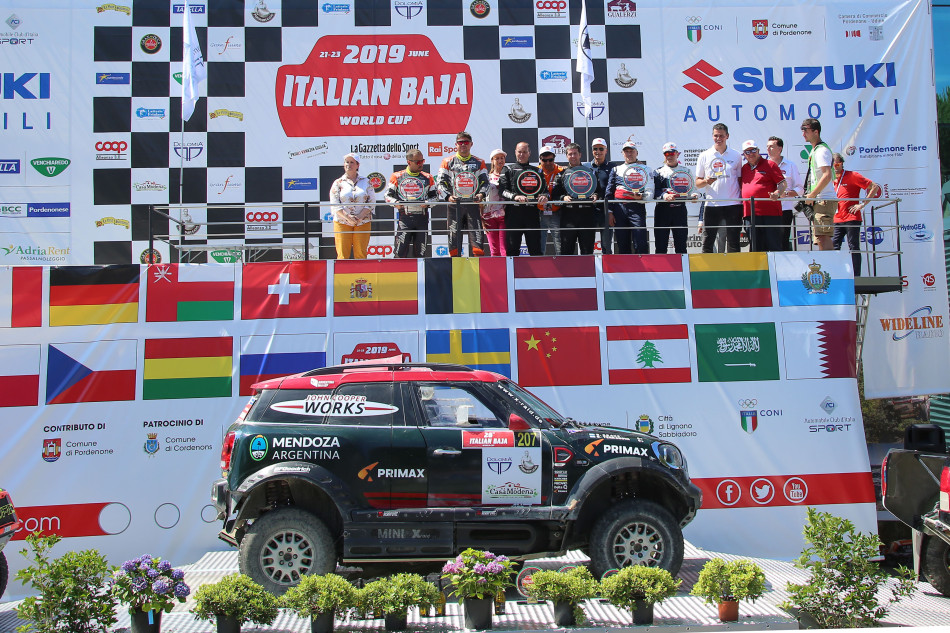Third different World Cup winners at the Italian Baja