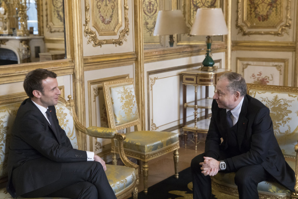 Jean Todt, Emmanuel Macron, FIA, Road Safety, Motor Sport