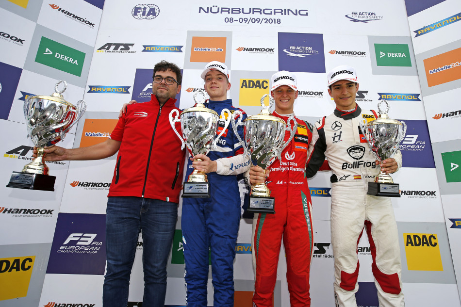 F3 Mick Schumacher Also Wins Third Race In The Eifel Federation Internationale De L Automobile