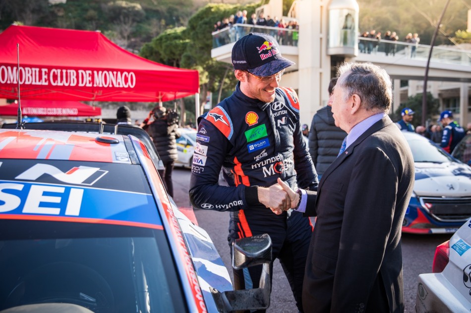 2020 Rallye Monte-Carlo - FIA President Jean Todt & Thierry Neuville (Bastien Roux)