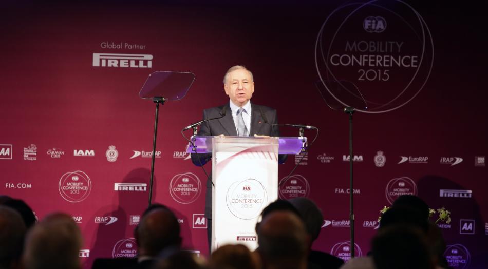 Jean Todt Opening 2015 Mobility conference