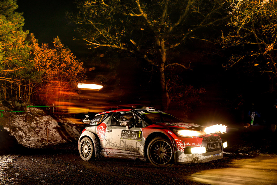 Meeke takes the early Monte lead