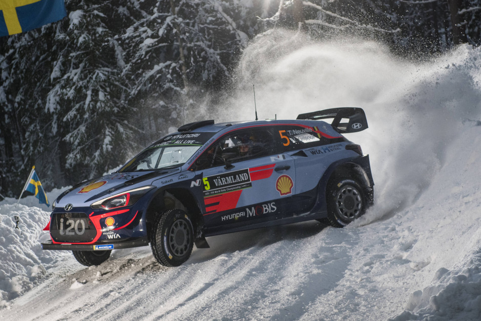 WRC – Neuville tops Sweden leaderboard