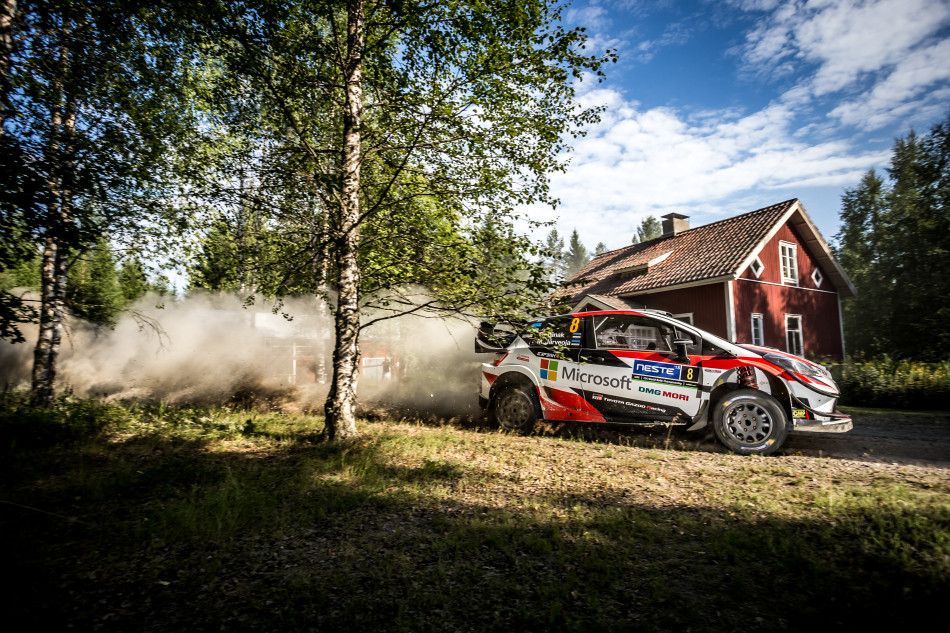 WRC – Tänak on track for Finland victory; Latvala closes on second