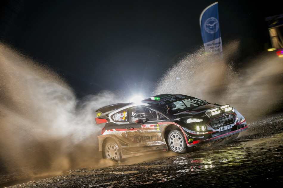 WRC – EVANS RULES; LEADERBOARD SHUFFLED