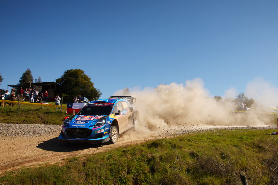 Ott Tanak has extended his Rally Chile lead