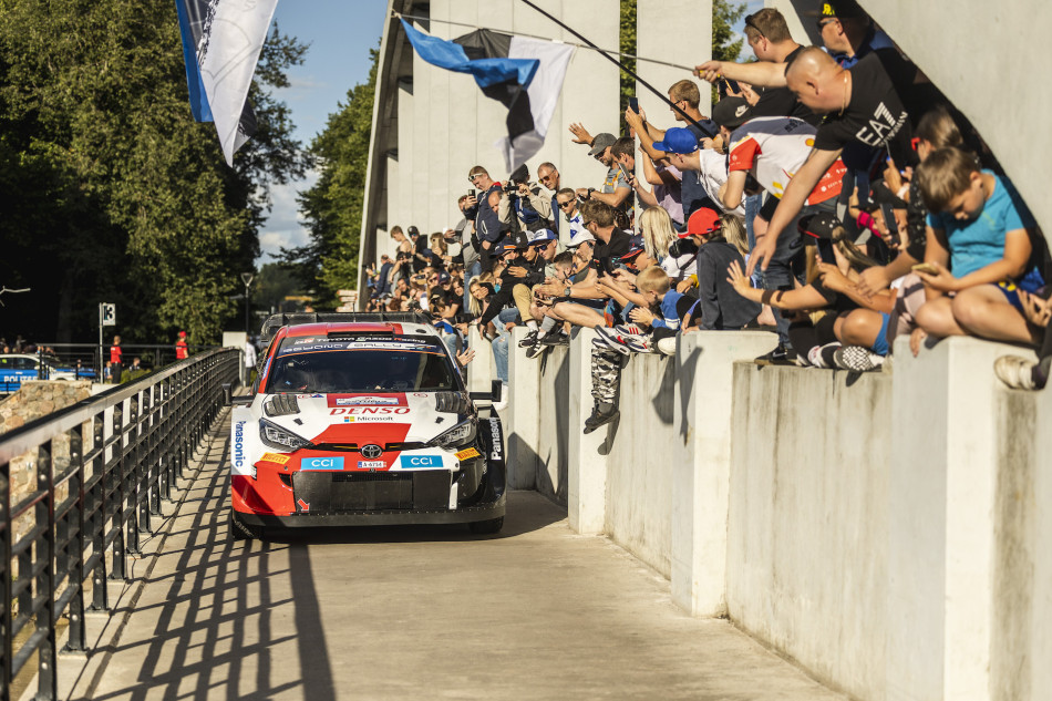 Kalle Rovanpera and Jonne Halttunen lead Rally Estonia after leg one