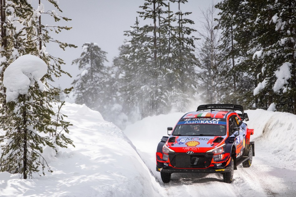 2021 WRC - Arctic Rally Finland - O. Tänak / M. Järveoja (photo Jaanus Ree / Red Bull Content Pool)