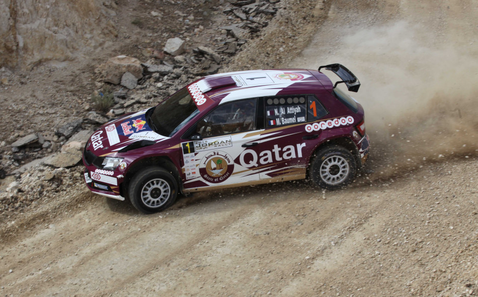 Sideways to victory for Nasser Saleh Al-Attiyah in Jordan