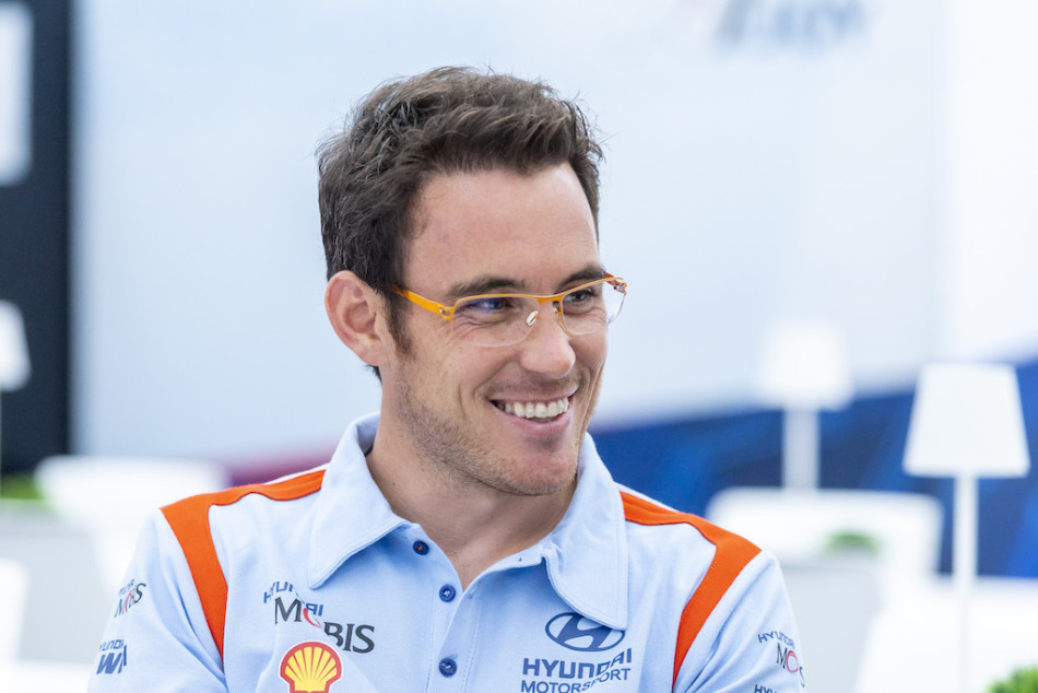 Belgian Thierry Neuville is aiming for victory on his home round of the WRC