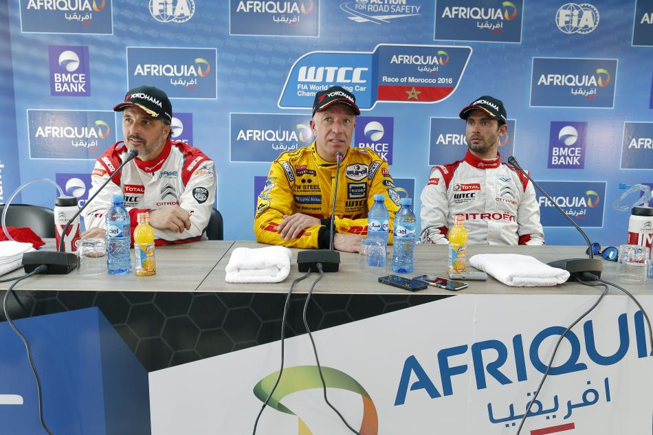 wtcc, morocco, opening race, tom coronel, press conference