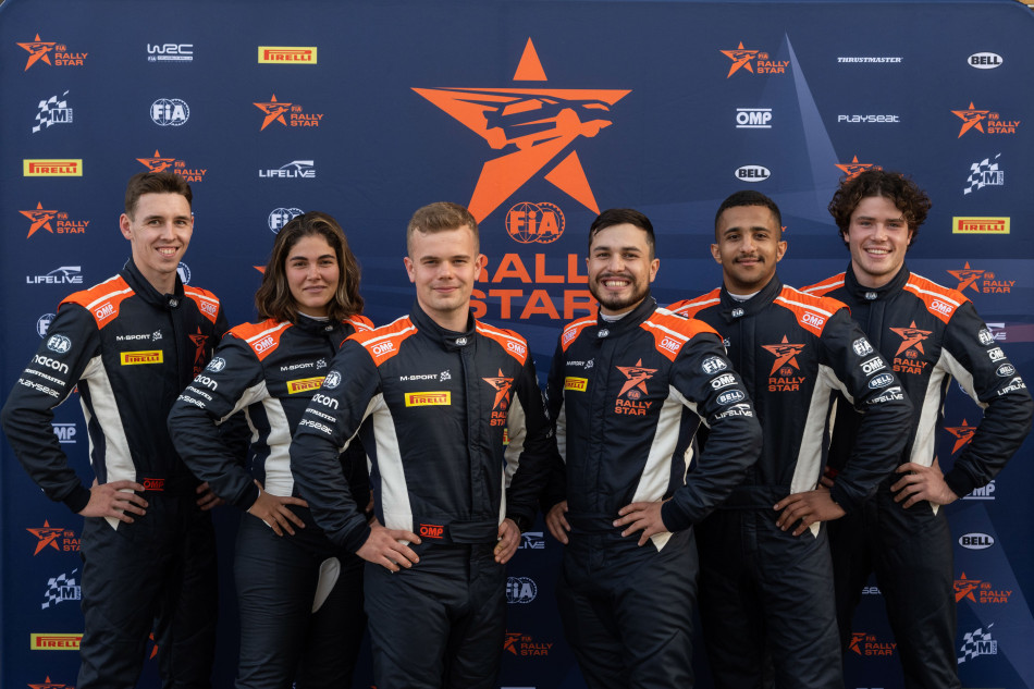 Partecipanti al training camp della FIA Rally Star