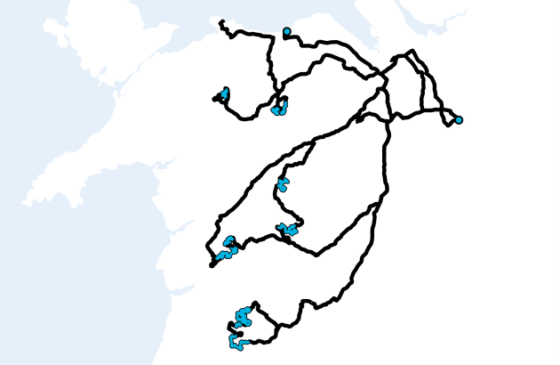 2017 Wales Rally GB - Stage Map 2017 Wales Rally GB - Stage Map