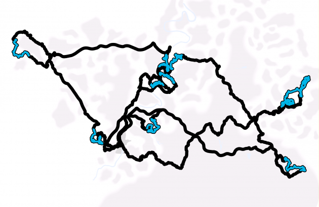 Rallye Deutschland Stage Map - Widget
