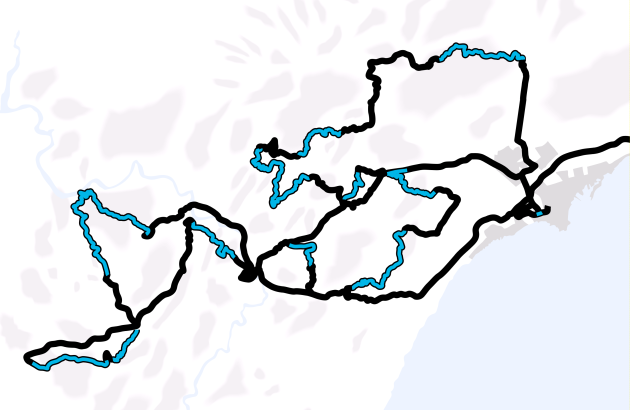 2015 Rally de España - Stage Map 2015 Rally de España - Stage Map