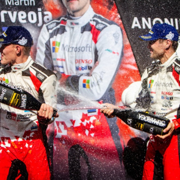 2019 WRC - Rally of Spain - 2019 WRC Champions O. Tänak / M. Järveoja