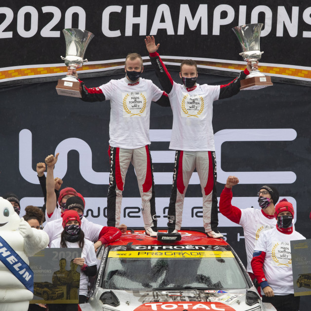 2020 WRC - ACI Rally Monza - WRC2 winners M. Ostberg/T. Eriksen (Photo DPPI)