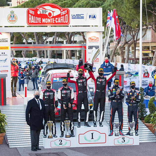 2021 WRC - Rallye Monte-Carlo - Final podium