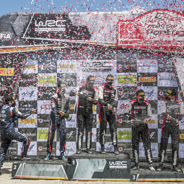 2021 WRC - Rally Portugal - Final podium