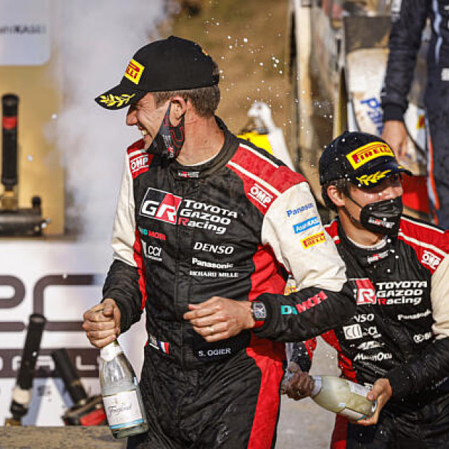 2021 WRC - Safari Rally Kenya - Sébastien Ogier, Takamoto Katsuta at the final Prize Giving, Naivasha (DPPI Media)