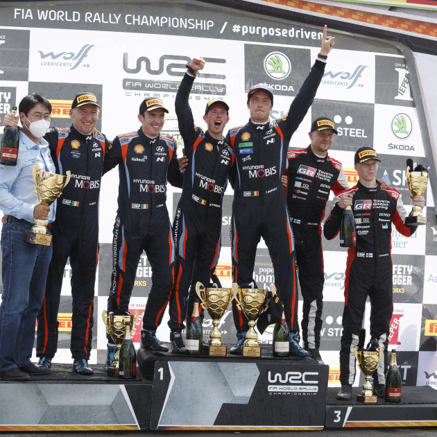 2021 Ypres Rally Belgium - Final podium (DPPI / Gregory Lenormand)