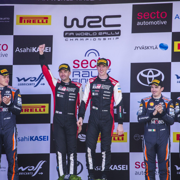 2021 WRC - Rally Finland - Final podium