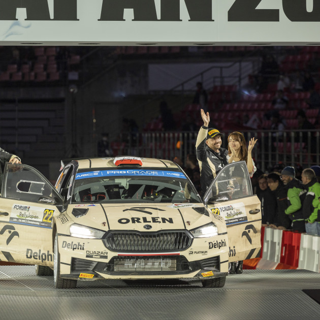2023 Forul8 Rally Japan - Kajeto Kajetanowicz / Maciej Szczepaniak, WRC2 Challenger Champions (photo Nikos Katikis / DPPI)