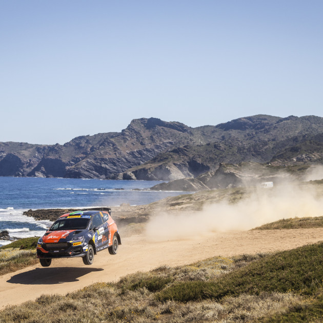 70 JÜRGENSON Romet, OJA Siim, Ford Fiesta Rally3, action during the Rally Italia Sardegna 2024, 6th round of the 2024 WRC World Rally Car Championship, from May 30 to June 2, 2024 at Alghero, Sardegna - Photo Nikos Katikis / DPPI
