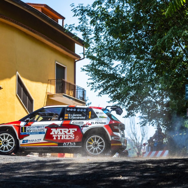 2022 ERC - Efren Llarena/Sara Fernandez, Rally di Roma, Italy on 24th July (Photo: Red Bull Content Pool)