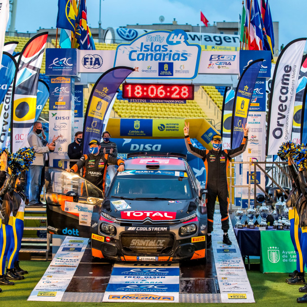 2020 ERC - Rally Islas Canarias - A. Lukyanuk / A. Arnautov (photo FIA ERC)