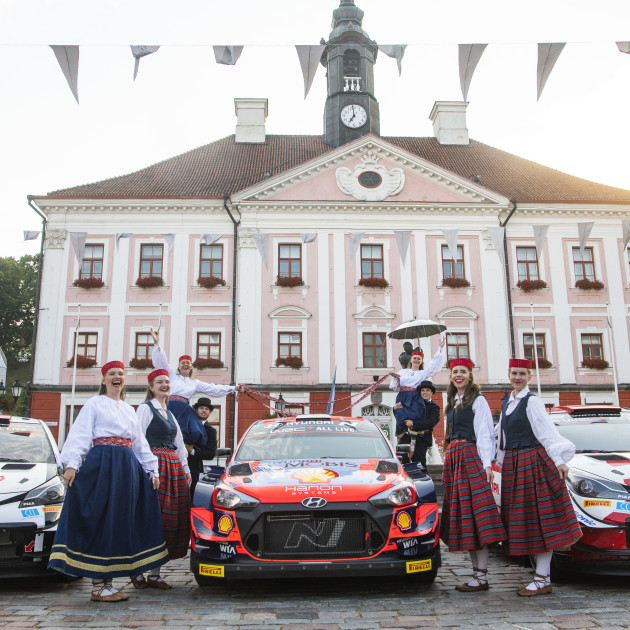 2021 WRC - Rally Estonia - Opening parade at Tartu City Hall
