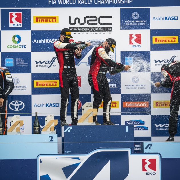 2021 WRC - Acropolis Rally Greece - Final podium
