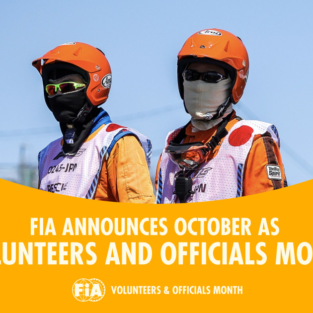 FIA Volunteers and Officials Month