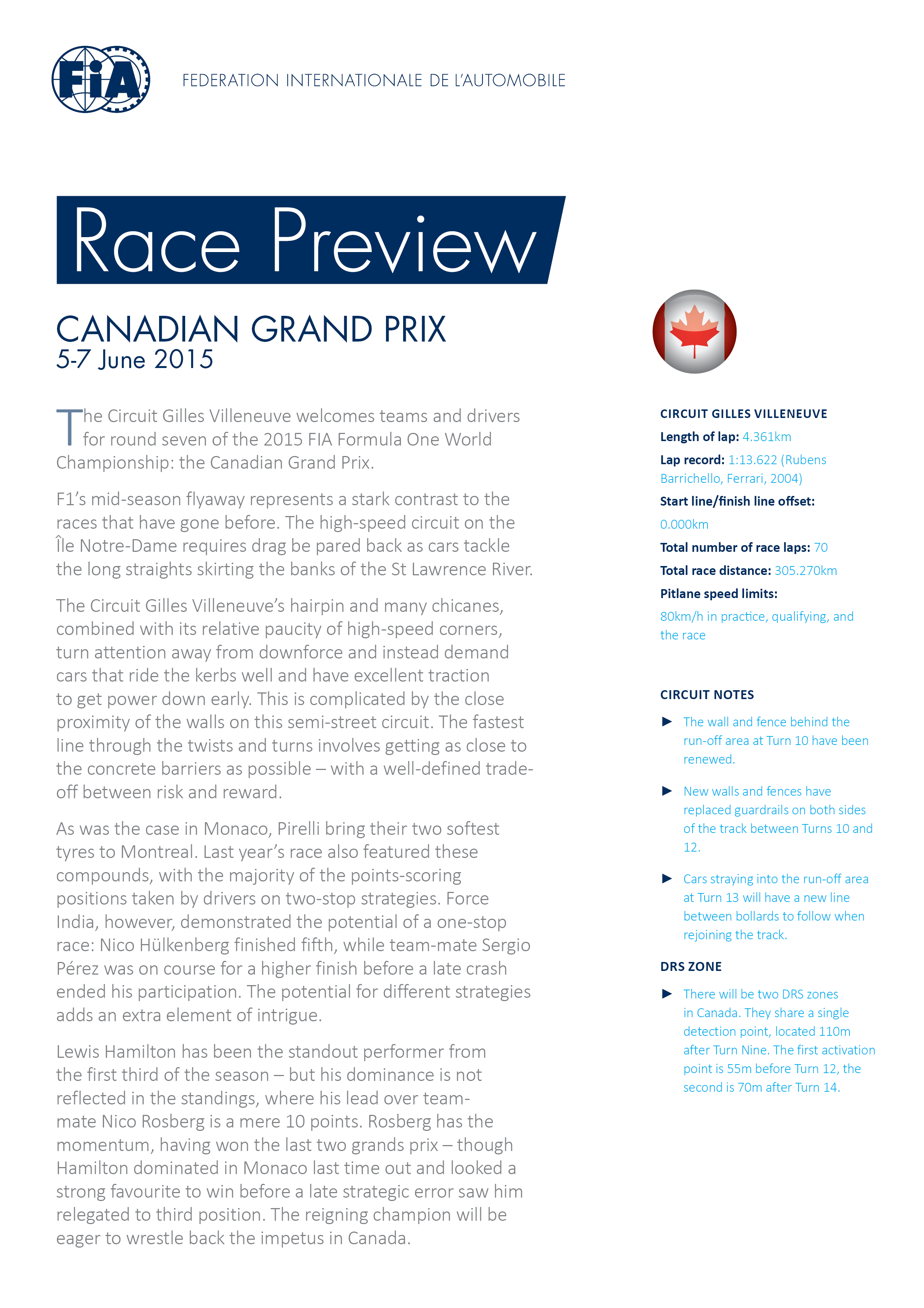 F1 Canadian GP Preview