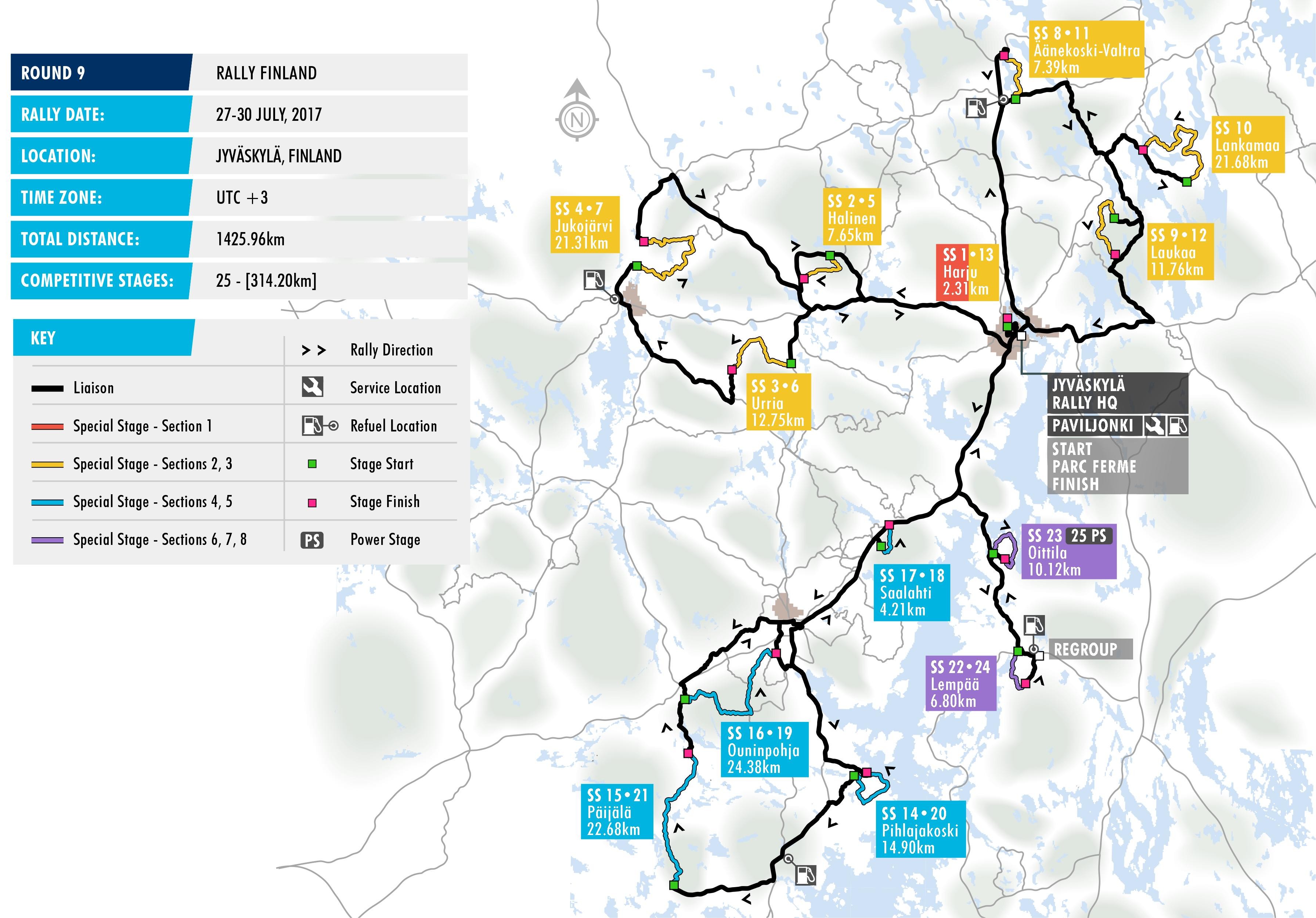 Rally Finland Stages Rally Finland The Fastest Rally Is About To