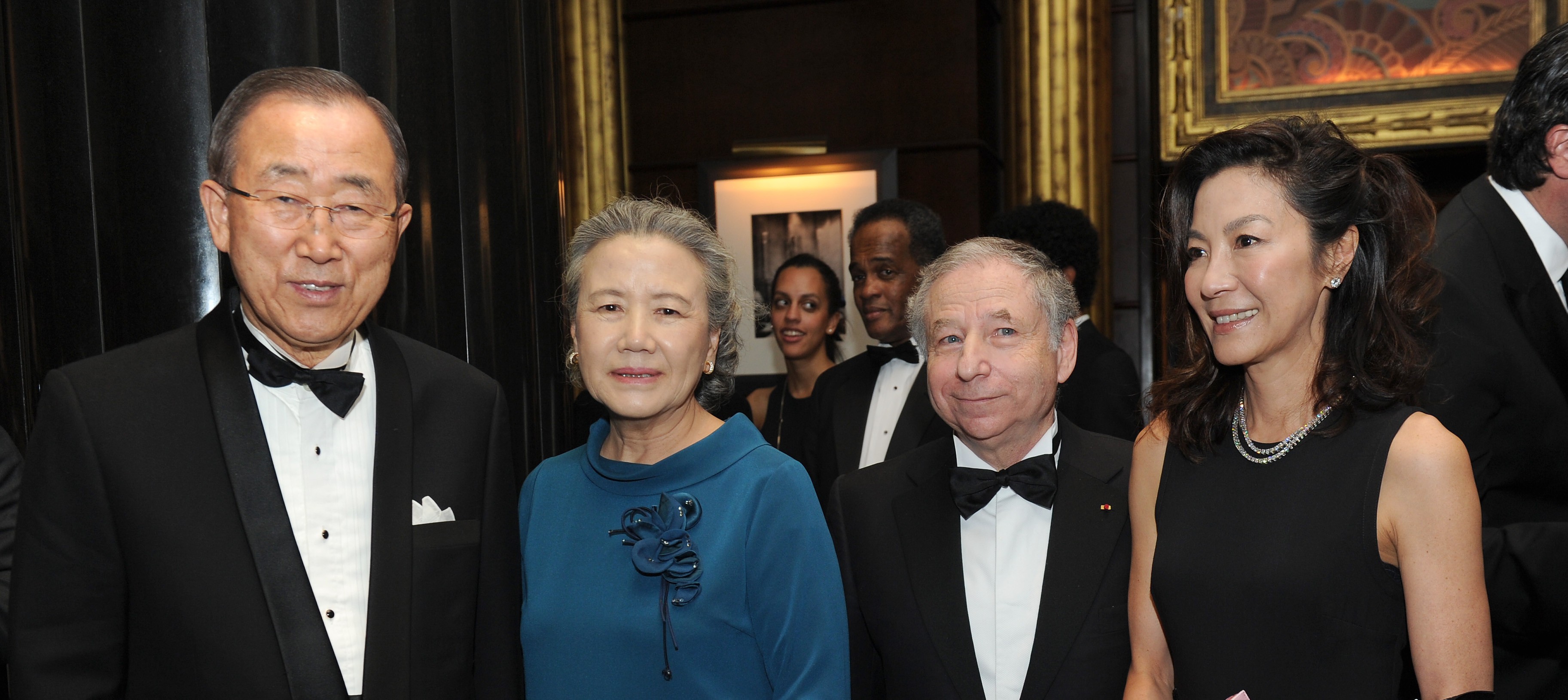 Jean Todt And Michelle Yeoh Receive The 2016 Humanitarian Of The Year Award Federation Internationale De L Automobile